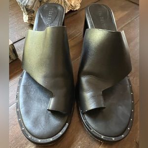 Freda Salvador slide leather heels